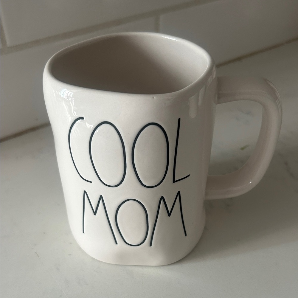 Rae dunn cool mom coffee mug says shine